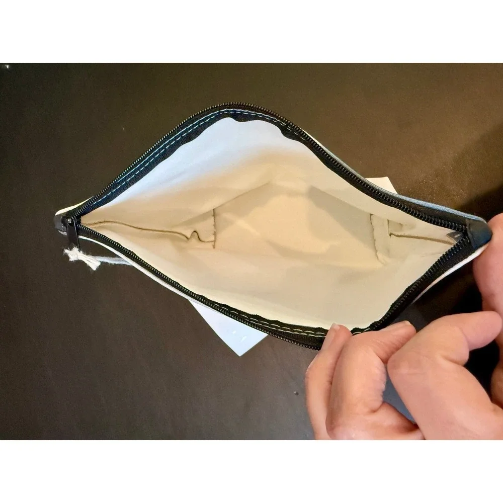 NEW Equilibria Abstract Print Cosmetic Travel Zipper Pouch‎